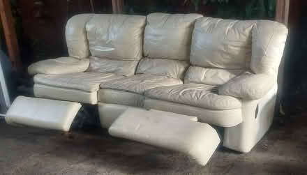 Photo of free LazBoy Couch-Great for Tall People (Palm & El Camino, Burlingame) #1