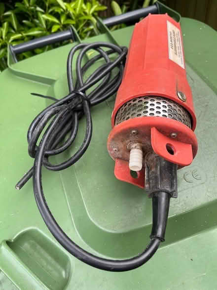 Photo of free 12v submersible pump. No fittings (Denvilles, near Havant) #1