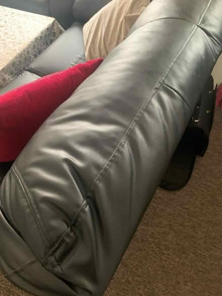 Photo of free Leather 2 seater sofa (Enfield EN3) #3