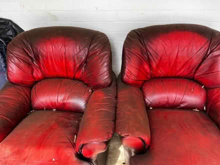 Photo of free Two red chairs (Dallington) #1