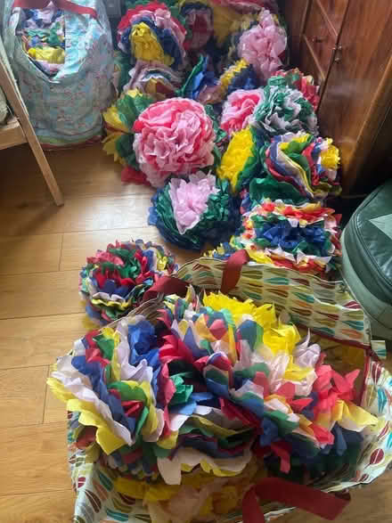 Photo of free Paper flowers (Shoreham-by-sea) #1