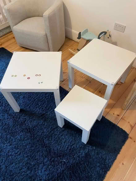 Photo of free IKEA small tables (larger 2) (Balham SW12) #1
