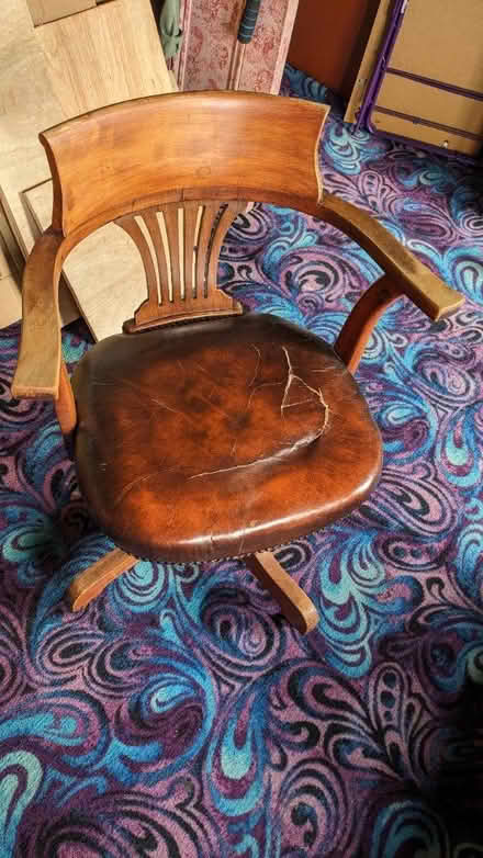 Photo of free Edwardian office chair (N11 Friern Barnet) #1