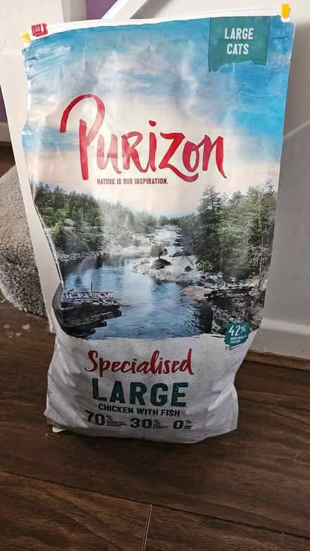 Photo of free Cat food - Bag of Purizon large chicken with fish. (Woodley RG5) #1