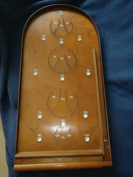 Photo of free Old damaged Bagatelle game (Threemilestone) #1