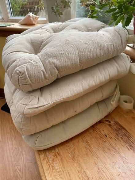 Photo of free Four seat cushions with tabs (EH16, Liberton) #3