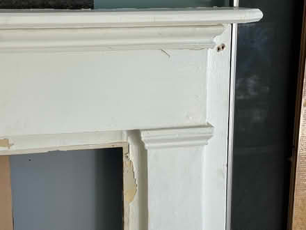 Photo of free Old Mantle and marble base (Nutley NJ) #1