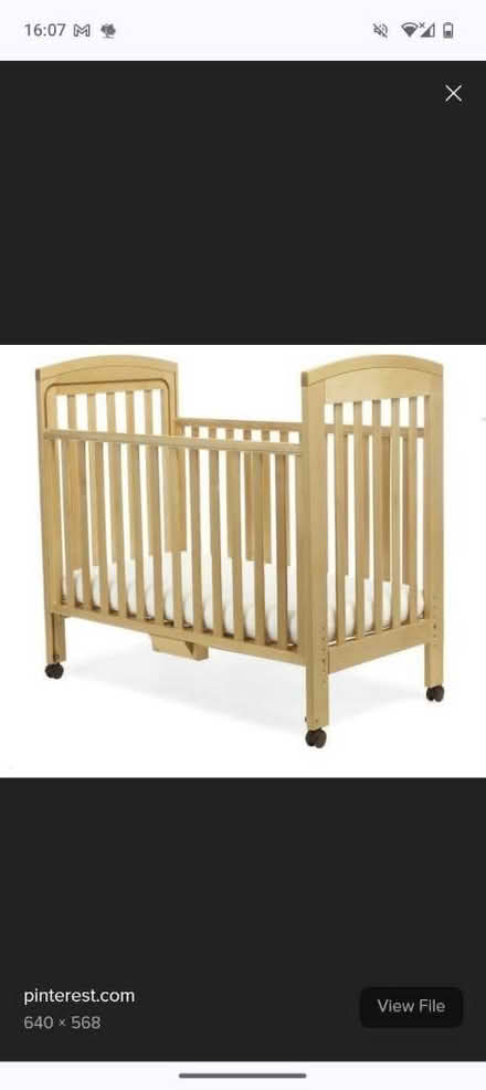 Photo of free Cot bed with one side slide open (Orpington) #3