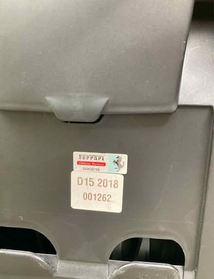 Photo of free Ferrari Childs car seat (Chessington KT9) #3