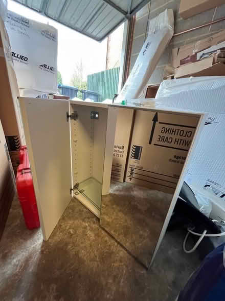 Photo of free Wall mounted bathroom cabinet and mirror (Scriven HG5) #2