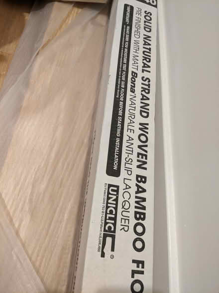 Photo of free Bamboo flooring (Todmorden OL14) #1