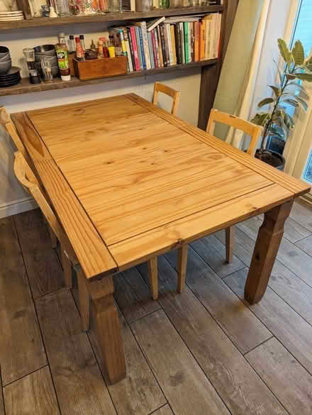 Photo of free Wooden dining table and 4 chairs (High Green S35) #2