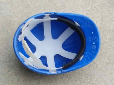 Photo of free Builders protection helmet (East Horsley) #2