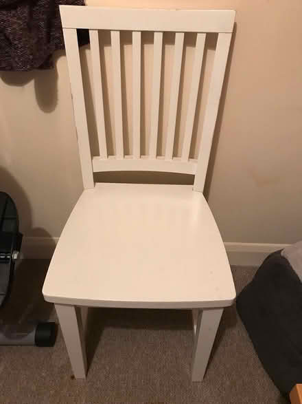 Photo of free Painted white chair (West Bridgford NG2) #1