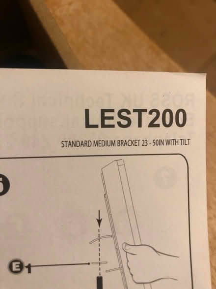 Photo of free TV wall bracket (Braybrooke Road, Hastings TN34) #4