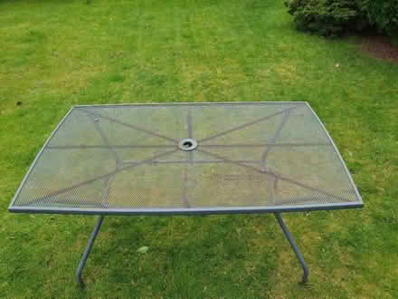 Photo of free Steel Garden Table (Wokingham RG40) #1