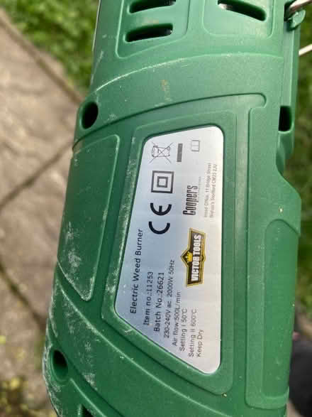 Photo of free Electric powered weed burner (Chorlton M21) #3