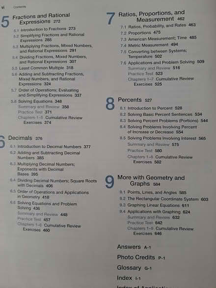 Photo of free Pre Algebra College Edition (Farmington Hills) #3