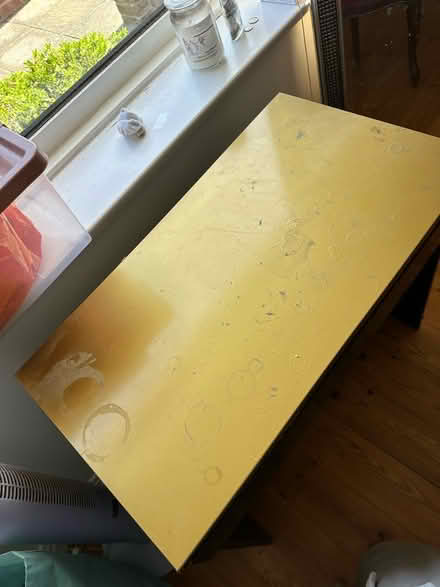 Photo of free Black Desk with Drawer (BN2) #3