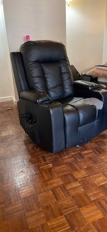 Photo of free Large arm chair with foot rests (Guildford) #1