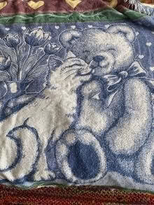 Photo of free Teddy/Kitty Cotton blanket (used) (UES) #3