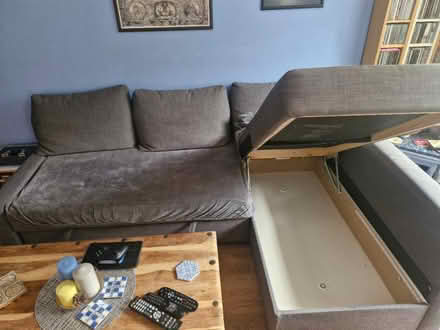 Photo of free Ikea sofa bed with chaise (Blackmoor Golf Club GU35) #1