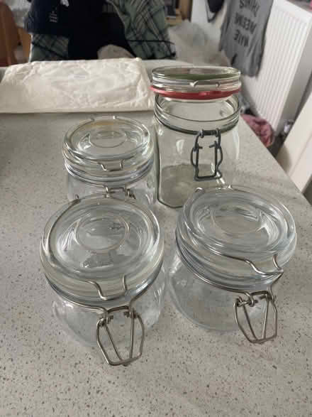 Photo of free 4 x kilner style ikea jars (Woodlesford, LS26) #1