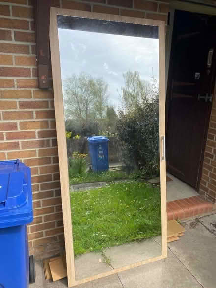 Photo of free Wardrobe door with mirror (Crown Wood RG12) #1