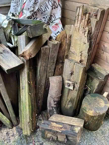 Photo of free Wood off cuts timber joist pieces firewood (Heaton Chapel SK4) #2