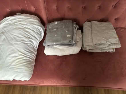 Photo of free Cot bed, duvet, and bedding (HP3) #3