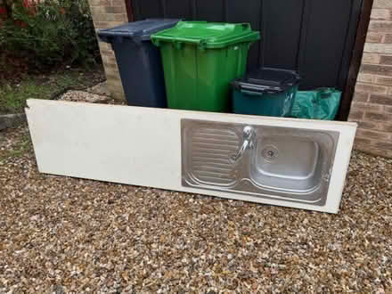 Photo of free Kitchen worktop with stainless steel sink and mixer tap (Higher Metcombe EX11) #1
