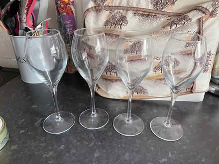 Photo of free 4 x wine glasses (Marston Moretaine, MK43 0) #1