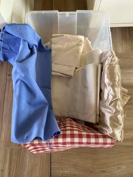 Photo of free Curtain off cuts and lining (BH24) #1