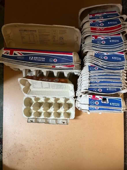 Photo of free Cardboard egg boxes (Quorn LE12) #1