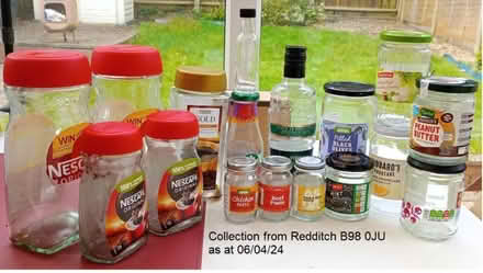 Photo of free Empty, Glass Bottles & Jars (Winyates West B98) #1