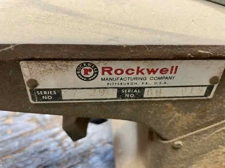 Photo of free Rockwell Planer (Nutley NJ) #2