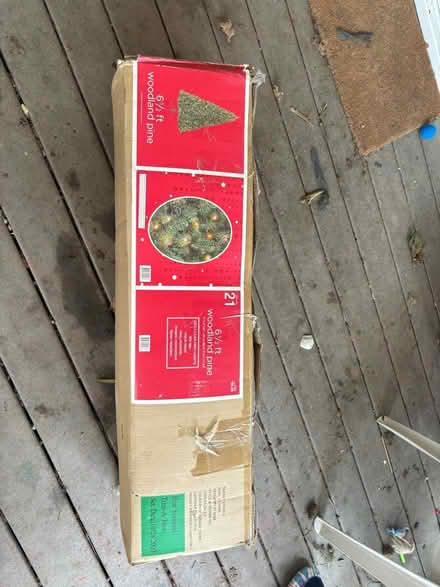 Photo of free 6 1/2 foot artificial xmas tree (Hillsboro) #1