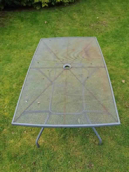 Photo of free Steel Garden Table (Wokingham RG40) #2