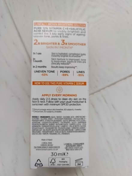 Photo of free L'Oréal Vit C serum (Winklebury RG23) #2