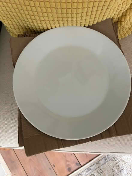 Photo of free IKEA white dinner plates x 7 (GU21 4) #1