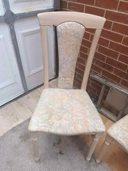 Photo of free 2 chairs (Knotty Ash L12) #2