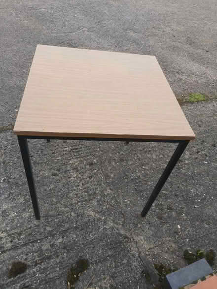 Photo of free 80cm square table (Woodhouse Eaves LE12) #1