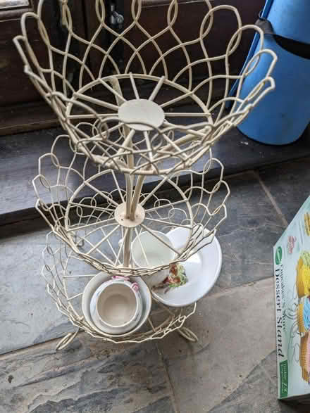 Photo of free Beige cake stand (Kingswood) #1