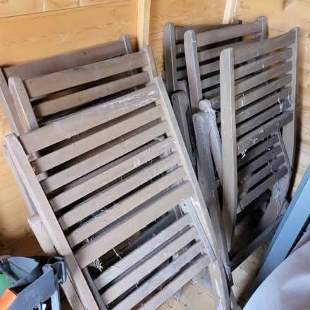 Photo of free 6 x garden chairs (Eccles Road NR16) #1