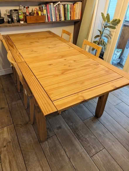 Photo of free Wooden dining table and 4 chairs (High Green S35) #1
