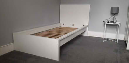 Photo of free Ikea Malm single bed frame in white (Erith DA17) #1
