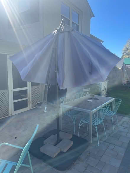 Photo of free Patio Umbrella (Culpeper near Country Club) #3