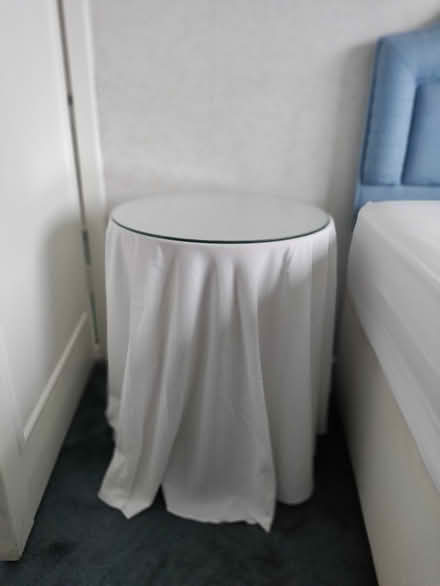 Photo of free Circular MDF side table (Goatstown) #1