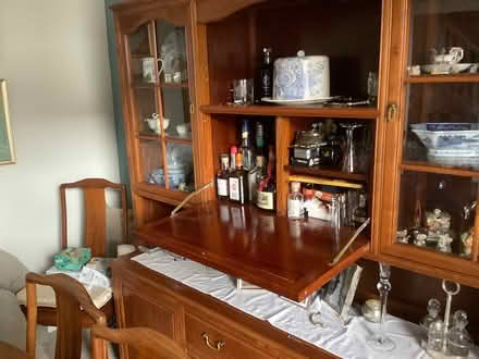 Photo of free Rosewood display cabinet (Fridaythorpe near Driffield) #4
