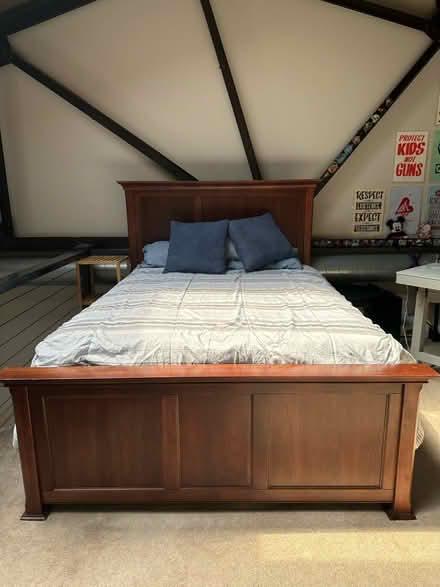 Photo of free Queen bed frame and mattress (Fishtown, Philadelphia, PA) #2